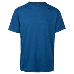Trespass Mens Doyle DLX Marl T-Shirt - M, Blue Marl