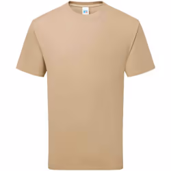 Russell Mens Ringspun Cotton Classic T-Shirt - M, Tan