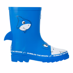 Regatta Childrens/Kids Mudplay II Bubbles The Shark Wellington Boots - 2 UK, Blue