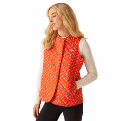 Regatta Womens/Ladies Orla Kiely Clover Quilted Gilet - 10 UK, Red