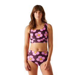 Regatta Womens/Ladies Orla Kiely Spinning Flower Reversible Bikini Set - 16 UK, Morello
