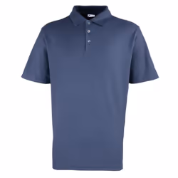 Premier Mens Pique Stud Front Polo Shirt - 5XL, Navy