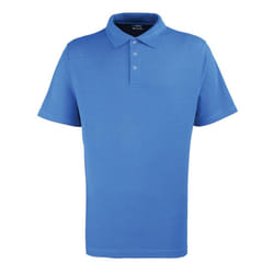 Premier Mens Pique Stud Front Polo Shirt - XS, Royal Blue