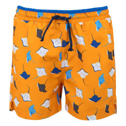 Regatta Boys Skander III Stingray Swimming Trunks - 11-12 Years, Bright Marigold