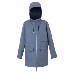 Regatta Womens/Ladies Navaeh Contrast Zip Waterproof Jacket - 14 UK, Chambray/Dark Denim