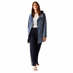 Regatta Womens/Ladies Navaeh Contrast Zip Waterproof Jacket - 14 UK, Chambray/Dark Denim