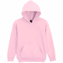 Gildan Childrens/Kids Softstyle Midweight Hoodie - L, Light Pink