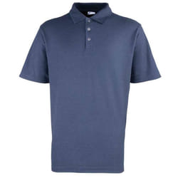 Premier Mens Studded Polo Shirt - XS, Navy