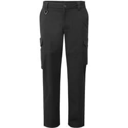 Premier Unisex Adult Stretchchecker Cargo Trousers - 3XL L, Black