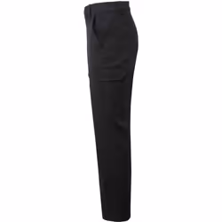 Premier Unisex Adult Stretchchecker Cargo Trousers - 3XL L, Black