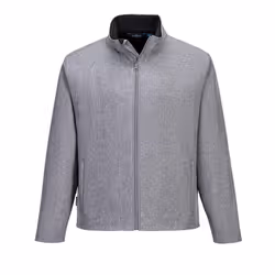 Portwest Mens Soft Shell Jacket - M, Grey Marl