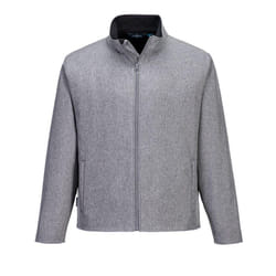 Portwest Mens Soft Shell Jacket - M, Grey Marl