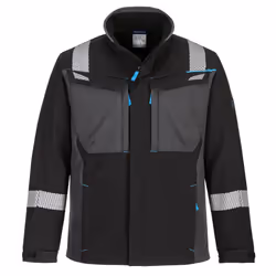 Portwest Mens WX3 Flame Resistant Soft Shell Jacket - L, Black