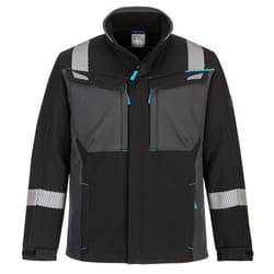 Portwest Mens WX3 Flame Resistant Soft Shell Jacket - L, Black