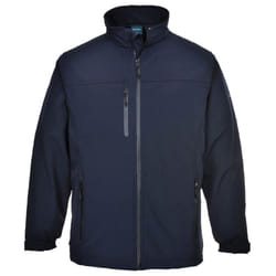 Portwest Mens Soft Shell Jacket - XS, Dark Navy