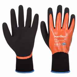 Portwest Unisex Adult AP30 Dermi Pro Glove - XS, Orange/Black