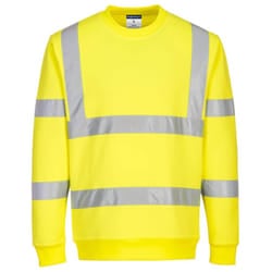 Portwest Mens Eco Friendly Hi-Vis Sweatshirt - 3XL, Yellow