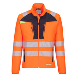 Portwest Mens Hi-Vis Safety Base Layer Top - 5XL, Orange/Black
