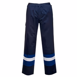 Portwest Mens Bizflame Plus Work Trousers - XXL R, Navy/Royal Blue