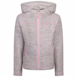 Trespass Womens/Ladies Shawna Fleece Full Zip Hoodie - 2-3 Years, White/Pink