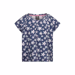 Trespass Girls Josey Floral T-Shirt - 11-12 Years, Blue Tone