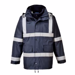 Portwest Mens Iona 3 in 1 Traffic Jacket - S, Navy