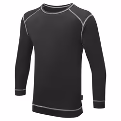 Portwest Mens Pro Antibacterial Base Layer Top - XL, Black