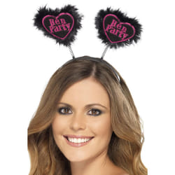 Smiffys Womens/Ladies Love Heart Hen Party Bopper Headband