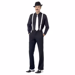Smiffys Mens Gangster Costume Accessory Set