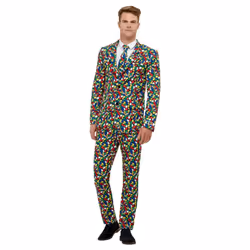 Smiffys Mens Rubik's Costume Set