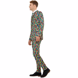 Smiffys Mens Rubik's Costume Set