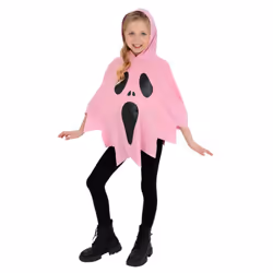 Smiffys Girls Ghost Costume Poncho