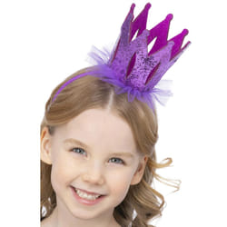 Smiffys Womens/Ladies Glitter Crown Headband