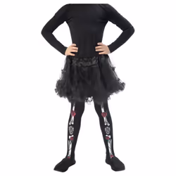 Smiffys Girls Day Of The Dead Tights
