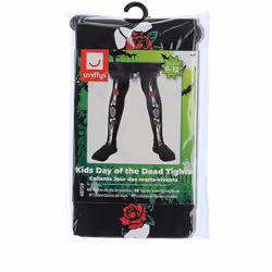 Smiffys Girls Day Of The Dead Tights