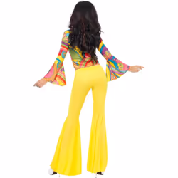 Smiffys Womens/Ladies 70s Groovy Babe Costume Set