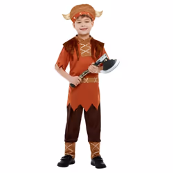 Smiffys Childrens/Kids Viking Costume Set - 4-6 Years, Brown