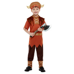 Smiffys Childrens/Kids Viking Costume Set - 4-6 Years, Brown