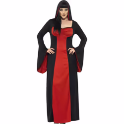 Smiffys Womens/Ladies Dark Temptress Costume Dress - L, Red/Black