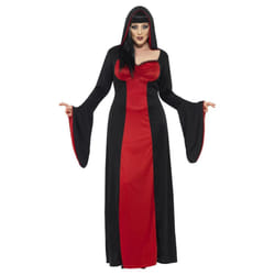 Smiffys Womens/Ladies Dark Temptress Costume Dress - XL, Red/Black
