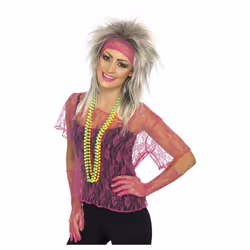 Smiffys Womens/Ladies Lace Costume Vest Set