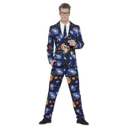 Smiffys Mens Space Costume Suit Set - L R, Blue
