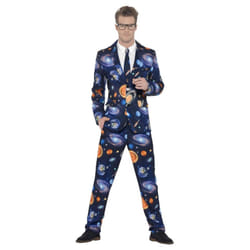 Smiffys Mens Space Costume Suit Set - XL R, Blue