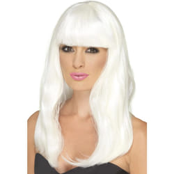 Smiffys Womens/Ladies Glam Party Glow In The Dark Wig