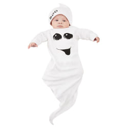 Smiffys Baby Ghost Costume - 9-12 Months, White