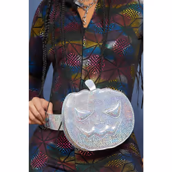 Fever Pumpkin Holographic Bum Bag