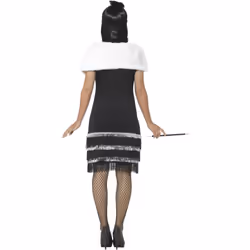 Smiffys Womens/Ladies Flapper Costume Set - XL, Black