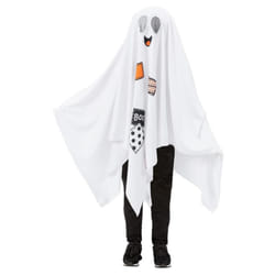 Smiffys Childrens/Kids Boo Ghost Costume - 4-6 Years, White