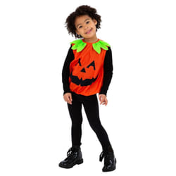 Smiffys Childrens/Kids Pumpkin Halloween Costume - 3-4 Years, Orange