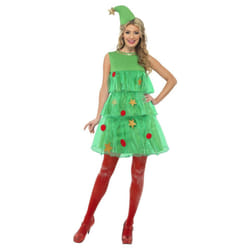 Smiffys Womens/Ladies Christmas Tree Tutu Costume - L, Green
